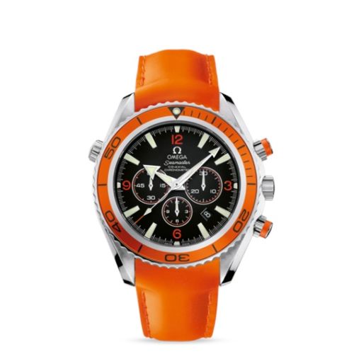 Omega Seamaster Planet Ocean 600M Co-Axial 45.5 Chronograph Stainless Steel / Orange / Orange Rubber